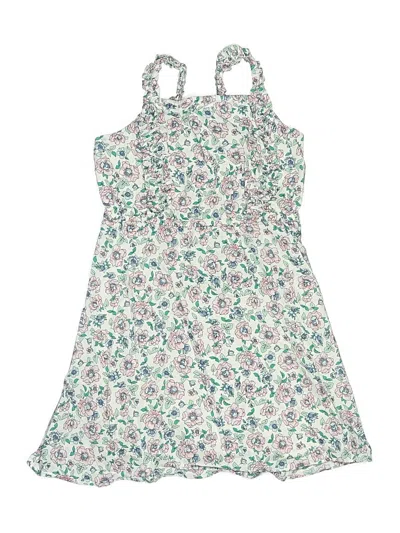 Pre-owned Crewcuts Outlet Kids' Dress In Green