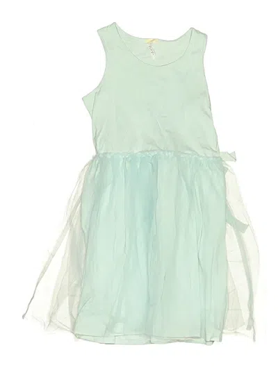 Pre-owned Crewcuts Outlet Kids' Dress In Green