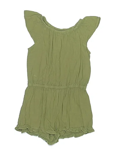 Pre-owned Crewcuts Outlet Kids' Dress In Green