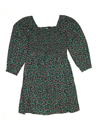 Pre-owned Crewcuts Outlet Kids' Dress In Green