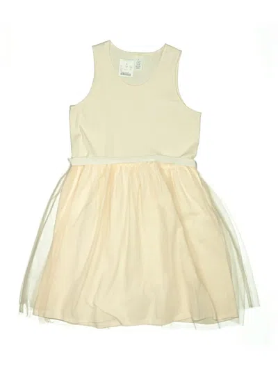 Pre-owned Crewcuts Outlet Kids' Dress In Ivory