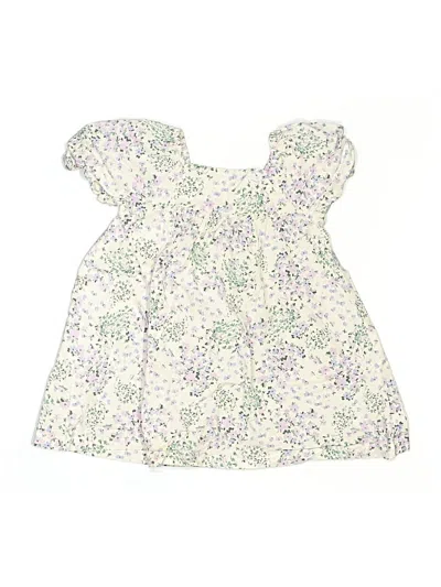 Pre-owned Crewcuts Outlet Kids' Dress In Ivory