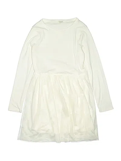 Pre-owned Crewcuts Outlet Kids' Dress In Ivory