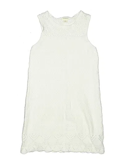 Pre-owned Crewcuts Outlet Kids' Dress In Ivory