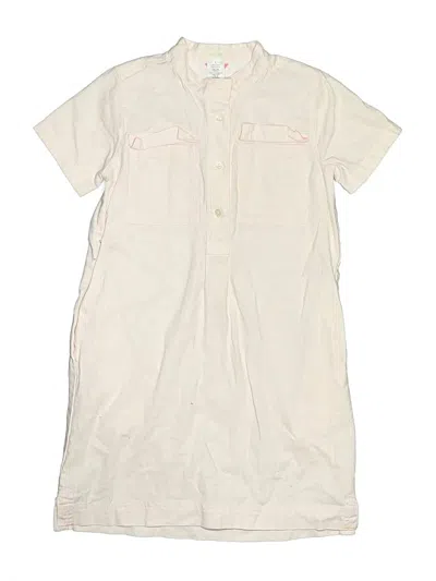Pre-owned Crewcuts Outlet Kids' Dress In Ivory