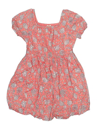 Pre-owned Crewcuts Outlet Kids' Dress In Orange