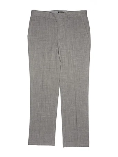 Pre-owned Crewcuts Outlet Kids' Dress Pants In Gray
