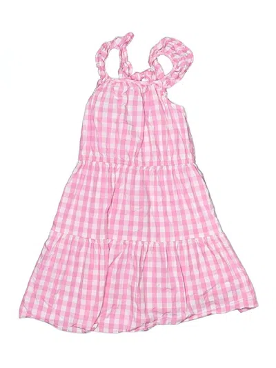 Pre-owned Crewcuts Outlet Kids' Dress In Pink