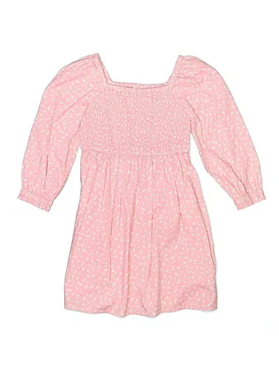 Pre-owned Crewcuts Outlet Kids' Dress In Pink