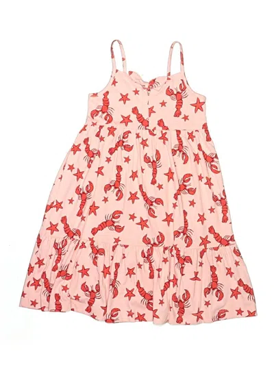 Pre-owned Crewcuts Outlet Kids' Dress In Pink