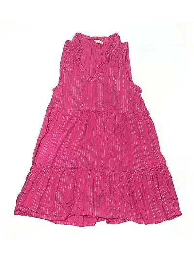 Pre-owned Crewcuts Outlet Kids' Dress In Pink