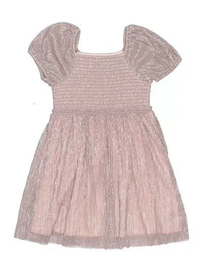 Pre-owned Crewcuts Outlet Kids' Dress In Pink
