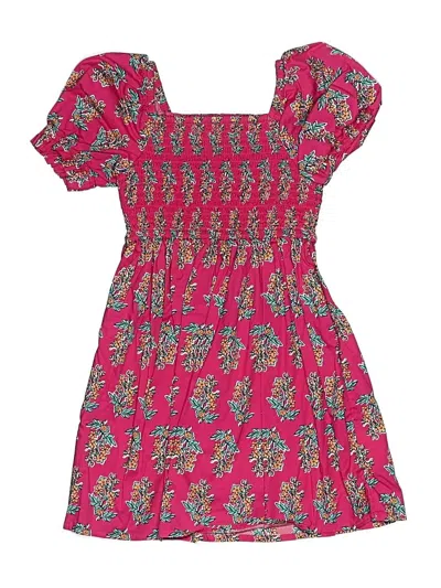 Pre-owned Crewcuts Outlet Kids' Dress In Pink