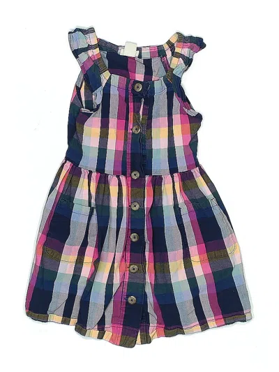 Pre-owned Crewcuts Outlet Kids' Dress In Purple
