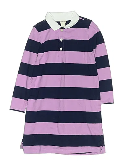 Pre-owned Crewcuts Outlet Kids' Dress In Purple