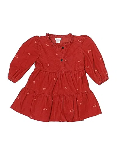 Pre-owned Crewcuts Outlet Kids' Dress In Red