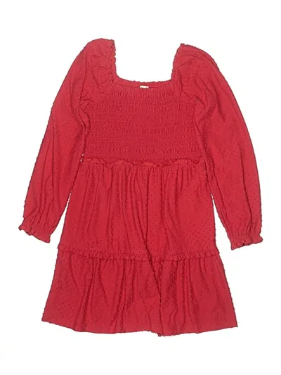 Pre-owned Crewcuts Outlet Kids' Dress In Red