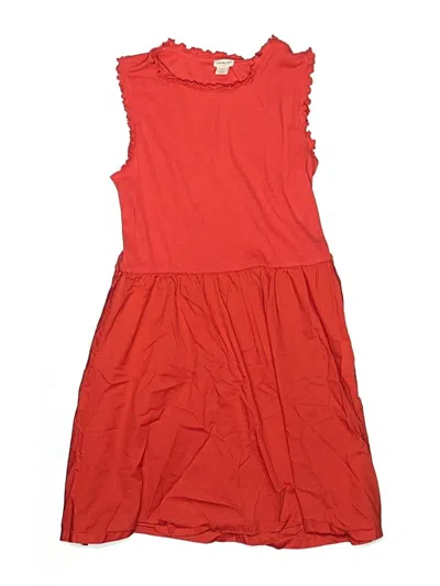 Pre-owned Crewcuts Outlet Kids' Dress In Red