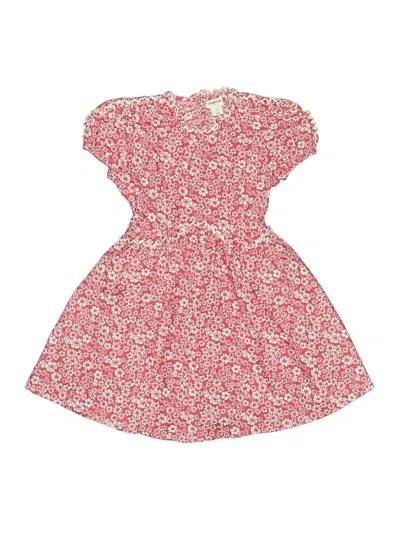 Pre-owned Crewcuts Outlet Kids' Dress In Red
