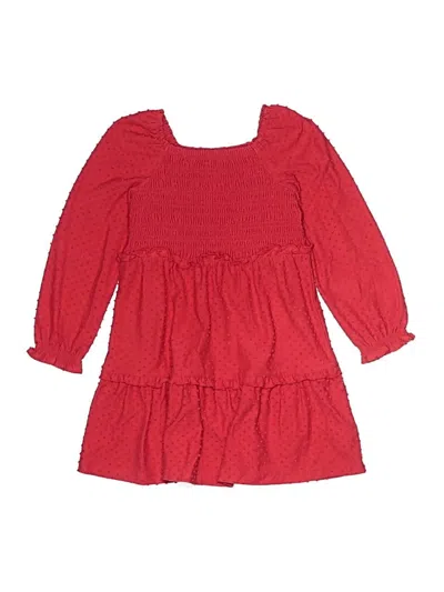 Pre-owned Crewcuts Outlet Kids' Dress In Red