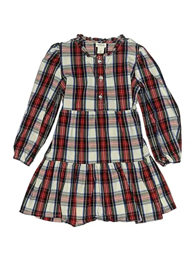 Pre-owned Crewcuts Outlet Kids' Dress In Red