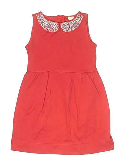 Pre-owned Crewcuts Outlet Kids' Dress In Red