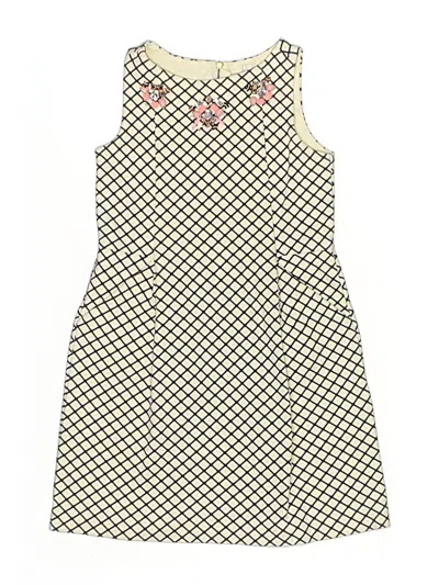 Pre-owned Crewcuts Outlet Kids' Dress In White