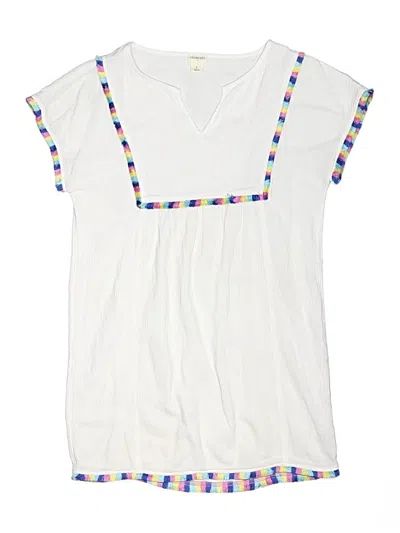 Pre-owned Crewcuts Outlet Kids' Dress In White