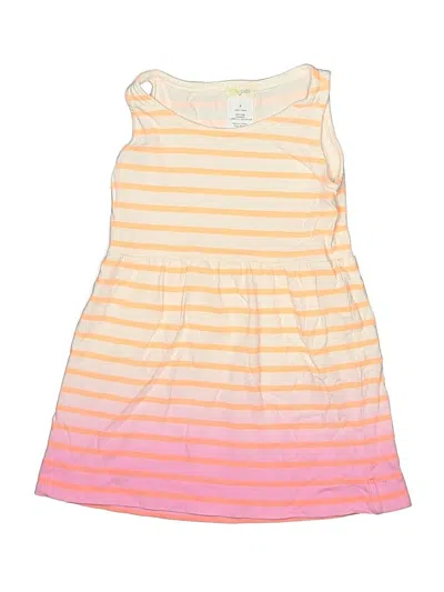 Pre-owned Crewcuts Outlet Kids' Dress In Yellow