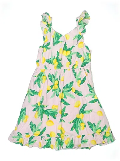 Pre-owned Crewcuts Outlet Kids' Dress In Yellow
