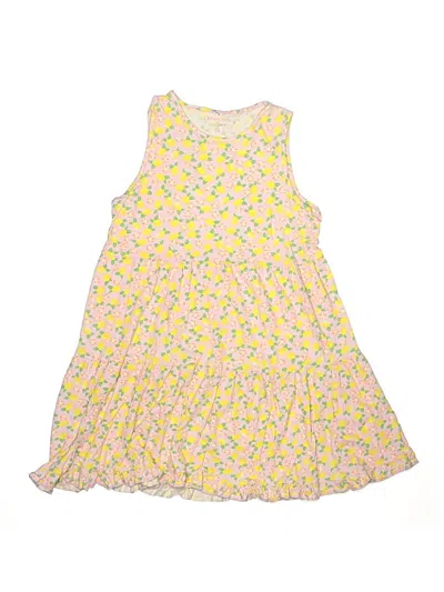 Pre-owned Crewcuts Outlet Kids' Dress In Yellow