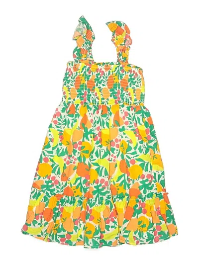Pre-owned Crewcuts Outlet Kids' Dress In Yellow