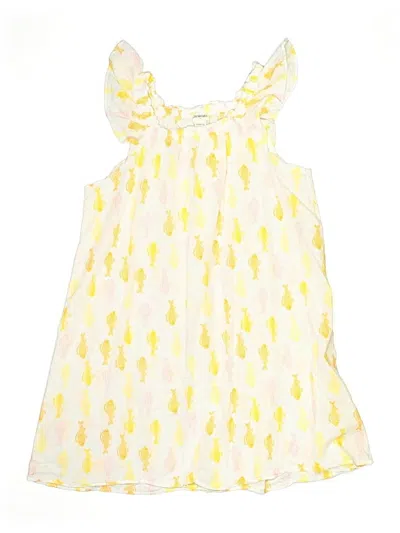 Pre-owned Crewcuts Outlet Kids' Dress In Yellow