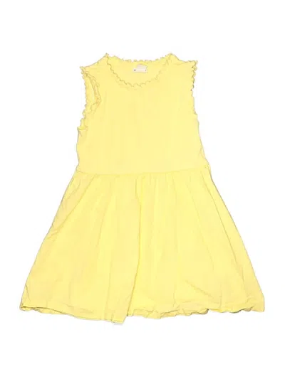 Pre-owned Crewcuts Outlet Kids' Dress In Yellow