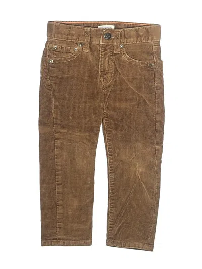 Pre-owned Crewcuts Outlet Kids' Jeans In Brown