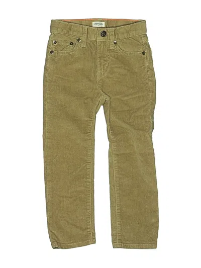 Pre-owned Crewcuts Outlet Kids' Jeans In Green