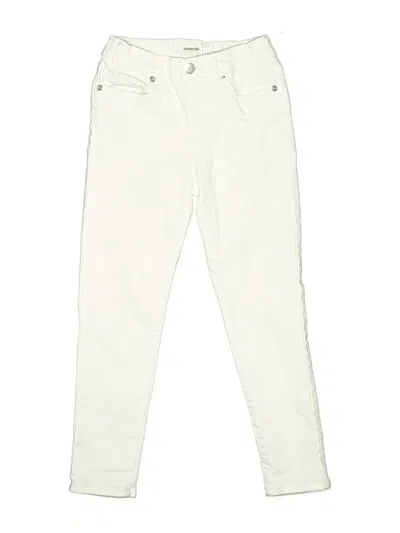 Pre-owned Crewcuts Outlet Kids' Jeans In Ivory