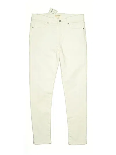 Pre-owned Crewcuts Outlet Kids' Jeans In Ivory