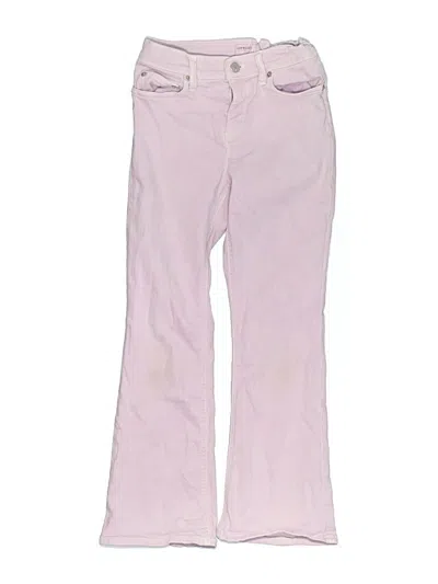 Pre-owned Crewcuts Outlet Kids' Jeans In Pink