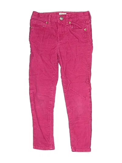 Pre-owned Crewcuts Outlet Kids' Jeggings In Pink