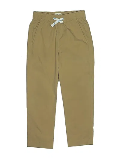 Pre-owned Crewcuts Outlet Kids' Khaki Pant In Brown