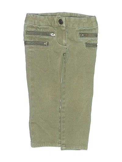 Pre-owned Crewcuts Outlet Kids' Khaki Pant In Green
