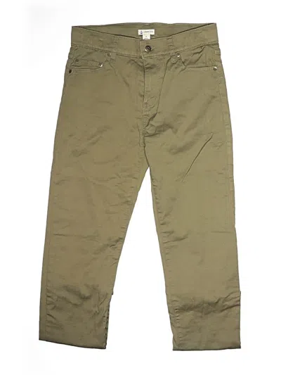 Pre-owned Crewcuts Outlet Kids' Khaki Pant In Green