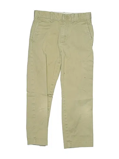 Pre-owned Crewcuts Outlet Kids' Khaki Pant In Tan