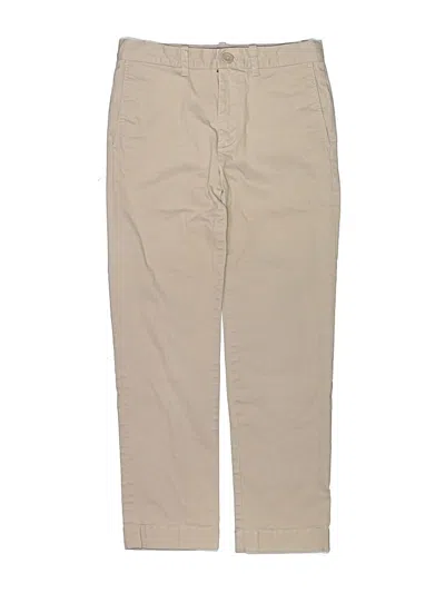 Pre-owned Crewcuts Outlet Kids' Khaki Pant In Tan