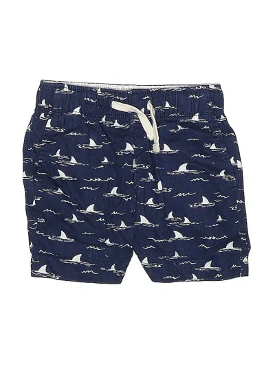 Pre-owned Crewcuts Outlet Kids' Khaki Shorts In Blue