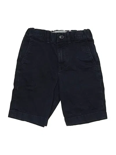 Pre-owned Crewcuts Outlet Kids' Khaki Shorts In Blue