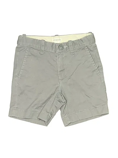 Pre-owned Crewcuts Outlet Kids' Khaki Shorts In Gray