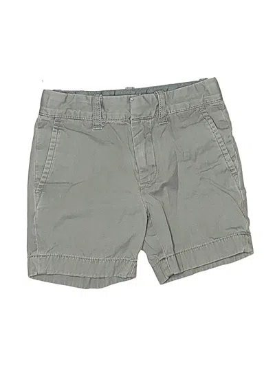 Pre-owned Crewcuts Outlet Kids' Khaki Shorts In Gray