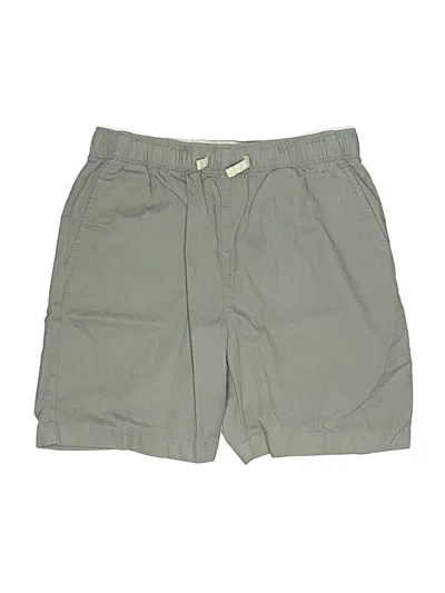Pre-owned Crewcuts Outlet Kids' Khaki Shorts In Green